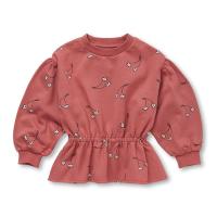 SWEATSHIRT_PEPLUM_CHERRY_FLOWER_Roze