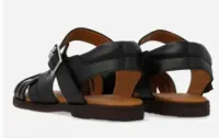 Sandal_braid_with_buckle_Zwart_2