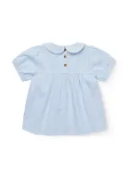 Seersucker_Blouse_Collar_Blauw