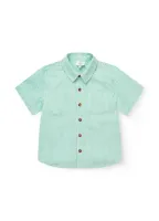 Seersucker_SS_Shirt_Groen