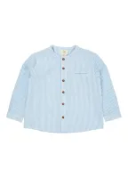 Seersucker_Shirt_Placket_Blauw