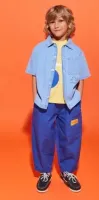 Short_Sleeve_Panel_Shirt_Blauw