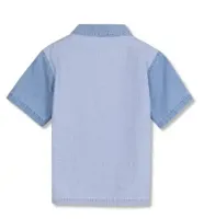 Short_Sleeve_Panel_Shirt_Blauw_2