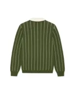 Signature_Knitted_Ls_Polo_Groen_1