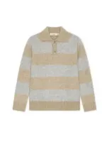 Striped_knitted_polo_Multi