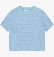 Sweater_met_korte_mouw_Blauw