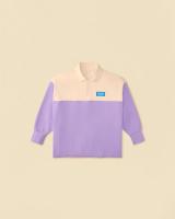 Violet_colorblock_polo_Paars