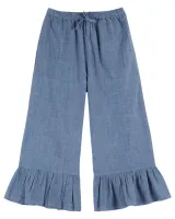 PANTALON_VOLANT_CHAMBRAY_Blauw