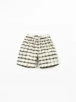 _PRINTED_WOVEN_SHORTS_Groen