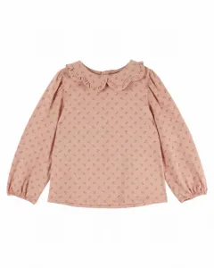 Blouse_col_fleur_Blauw