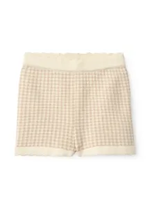 Check_Jacquard_Shorts_Beige