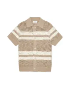 Gianni_Knitted_Ss_Shirt_Sand