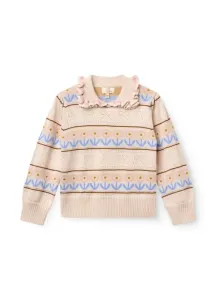 KNITTED_COLLAR_BLOUSE_BEIGE_COMB_Multi