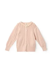 Knitted_pointelle_cardigan_Roze