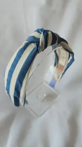 Knot_Blue_stripes_Blauw