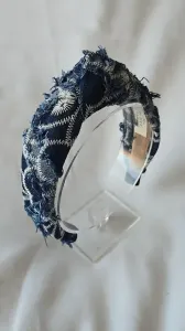 Knot_Denim_Flowers_Headband_Blauw
