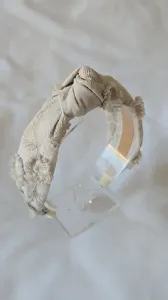 Knot_Embrodery_Hardheadband_Beige