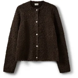 Kyra_SY_Cardigan_Dark_brown_bruin_1