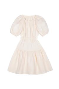 MARINE_MUSLIN_CUT_OUT_DRESS__Creme