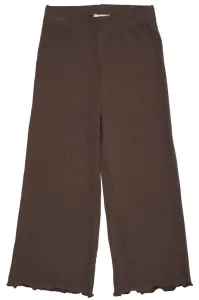 MODAL_RIB_WIDE_PANTS_DK_BROWN_Blauw