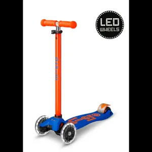 Maxi_Micro_step_Deluxe_LED_blauw_oranje_neon_Oranje_1