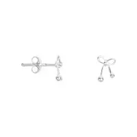 Mini_Bow_Stud_Earring_Zilver