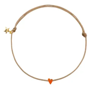 Mini_Heart_Beige_Rope_Bracelet_Gold_Plated_Goud