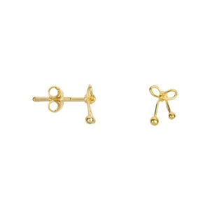 Mini_bow_earing_Goud