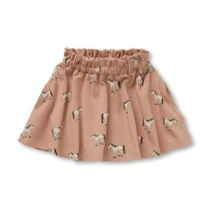 PAPERBAG_SKIRT_HORSES_PRINT_Sand