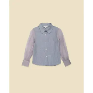 Pinstripe_Chiffon_Sleeve_Blouse_Grijs