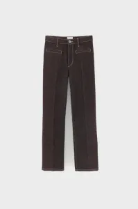 Popies_flared_jeans_zwart_Zwart