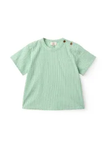 Seersucker_SS_Blouse__Blauw