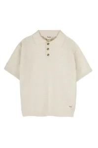 Shortsleeve_Knitted_Polo_Creme