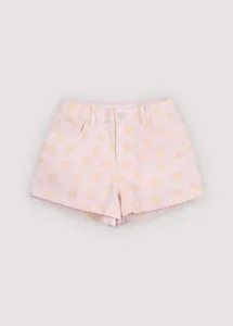 Smiley_Denim_Short_Smiley_Print_Roze