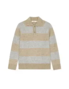 Striped_knitted_polo_Multi