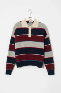 Striped_polo_pull_Blauw