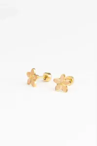 Studs_Earrings_Golden_Flora_Goud