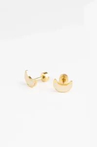 Studs_Earrings_Shiny_Moon_Goud