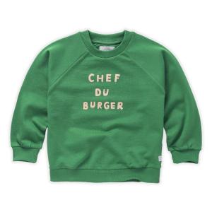 Sweatshirt_chef_du_burger_Groen