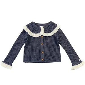 Zoila_Cardigan___Blue_Marine_Blauw